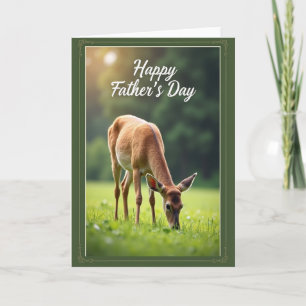 Emerald Fathers Day Deer Card