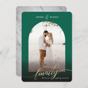 Emerald Finally Getting Married & Window Photo Save The Date