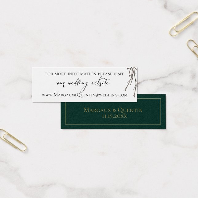 Emerald Forest Wedding Website (Office)