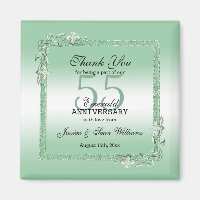 Emerald Gem & Glitter 55th Wedding Anniversary