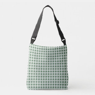 Emerald Gemstone Art, Green Crossbody Bag
