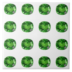 Emerald Gemstone, Green Tile
