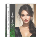 Emerald Glitz Pageant Autograph Pad