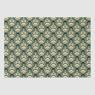 Emerald & Gold Art Deco Tissue Paper