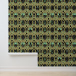 Emerald & Gold Art Deco Wallpaper<br><div class="desc">An elegant pattern that will take you back to the golden era</div>