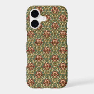 Emerald Gold Baroque Damask