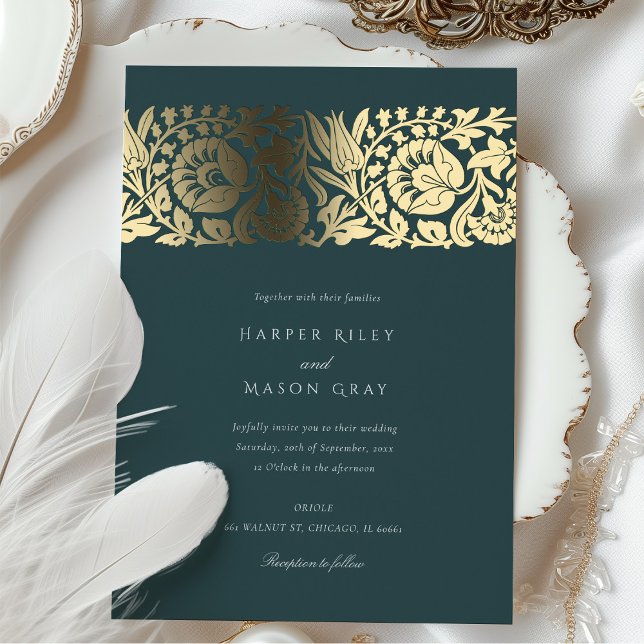 Emerald Gold Floral Wedding (Creator Uploaded)