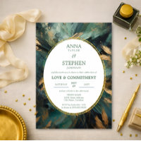 Emerald & Gold Love & Commitment Ceremony