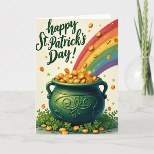 Emerald Gold Pattern Card