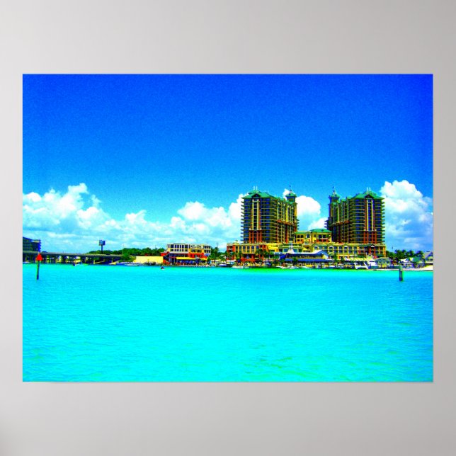 Emerald Grande Destin Florida hotel art print (Front)