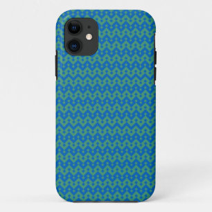Emerald Green and Bright Blue Islamic Pattern Case-Mate iPhone Case