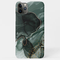 Emerald Green and Gold Marble, Marble Background