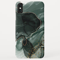 Emerald Green and Gold Marble, Marble Background