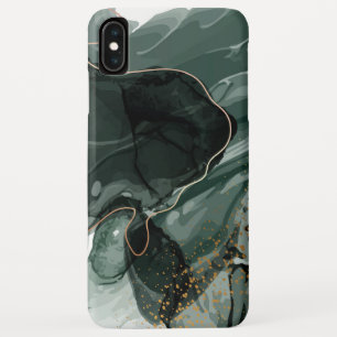 Emerald Green and Gold Marble, Marble Background Case-Mate iPhone Case