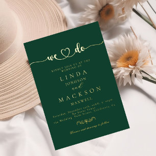 Emerald Green And gold Wedding We do 