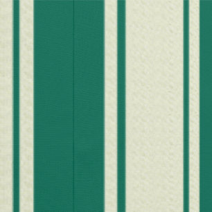 Emerald green and ivory ticking wallpaper