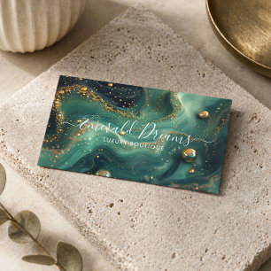 Emerald Green Boutique Business Card