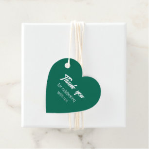 Emerald Green Bride Squad Thank You Favour Tags