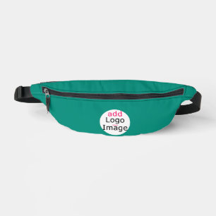 Emerald Green Business Chic Minimal Customisable  Bum Bags