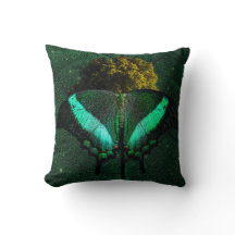 Emerald Green Butterfly Organic Sophisticated Art