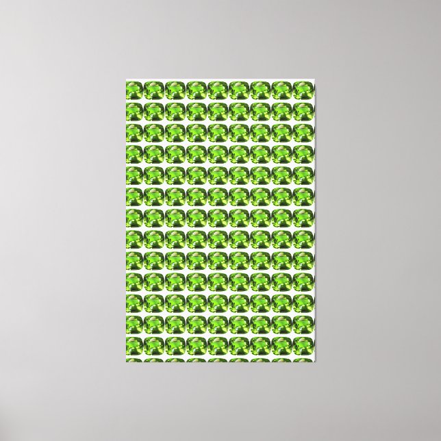 Emerald Green Canvas Print (Front)