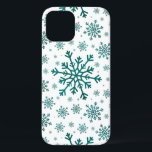 Emerald Green Christmas Snowflakes on Winter White<br><div class="desc">Mixed sized pretty emerald green snowflakes are scattered throughout this Christmas seasonal pattern. This cute festive design with a crisp winter white background is sure to please any age and perfect for anyone who likes soft and delicate xmas patterns.</div>