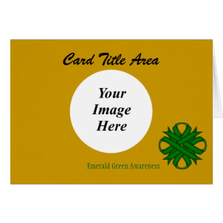 Emerald Green Clover Ribbon Template by K Yoncich