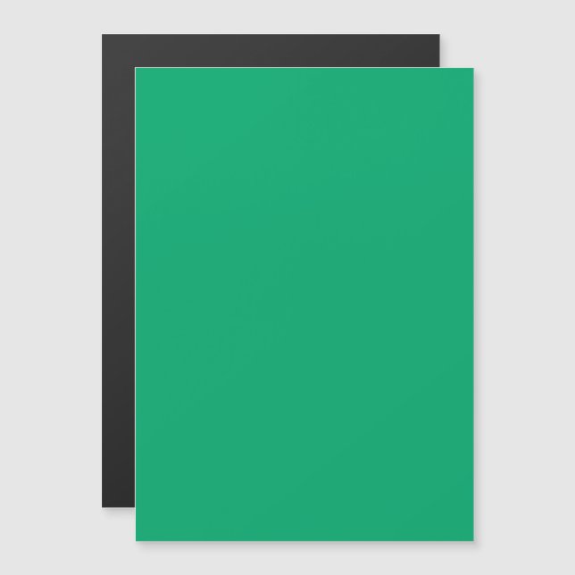 Emerald Green Custom Magnetic Card (Front/Back)