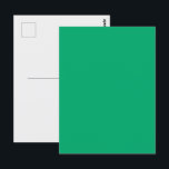 Emerald Green Custom Postcard<br><div class="desc">This emerald green postcard is more than just a mailing tool — it's a bold, minimalist canvas for branding, invitations, messages, and promotions. With its rich, saturated colour and clean layout, it stands out instantly in any stack, gift bag, or mailbox. Whether used for corporate events, personal milestones, or institutional...</div>