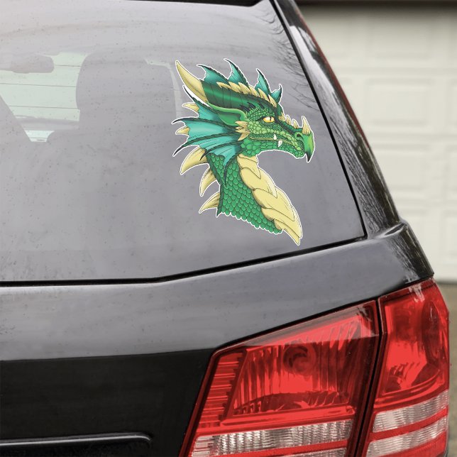 Emerald Green Dragon Portrait Head Fantasy (Creator Uploaded)