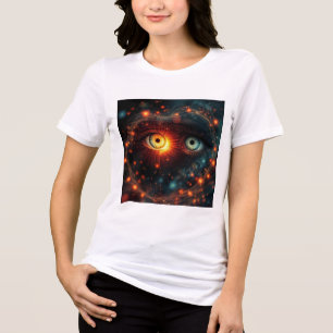 emerald-green eyes Tri-Blend shirt