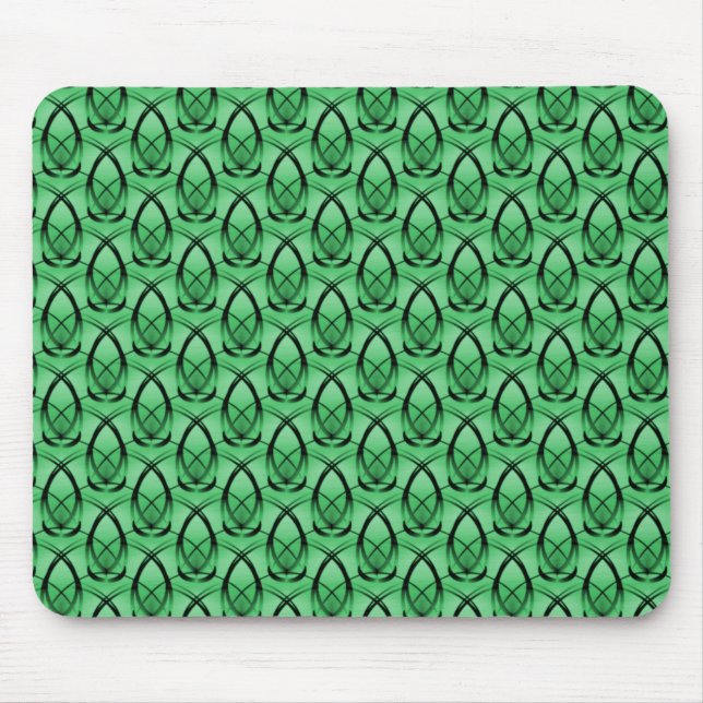 Emerald Green Fashion Forward Mousepad (Front)