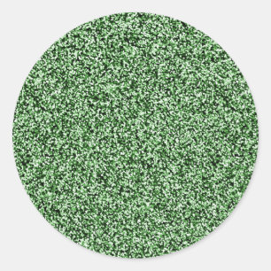 Emerald Green Faux Glitter Envelope Seals