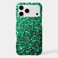 Emerald Green faux glitter sparkles