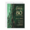 Emerald Green Gold Agate Surprise 80th Birthday