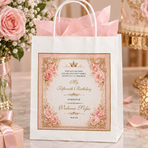 Emerald Green Gold Butterfly Quinceañera 15th Favour Bags