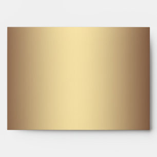 Emerald Green Gold Peacock Linen Envelopes