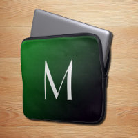 Emerald Green Gradient - bold monogram