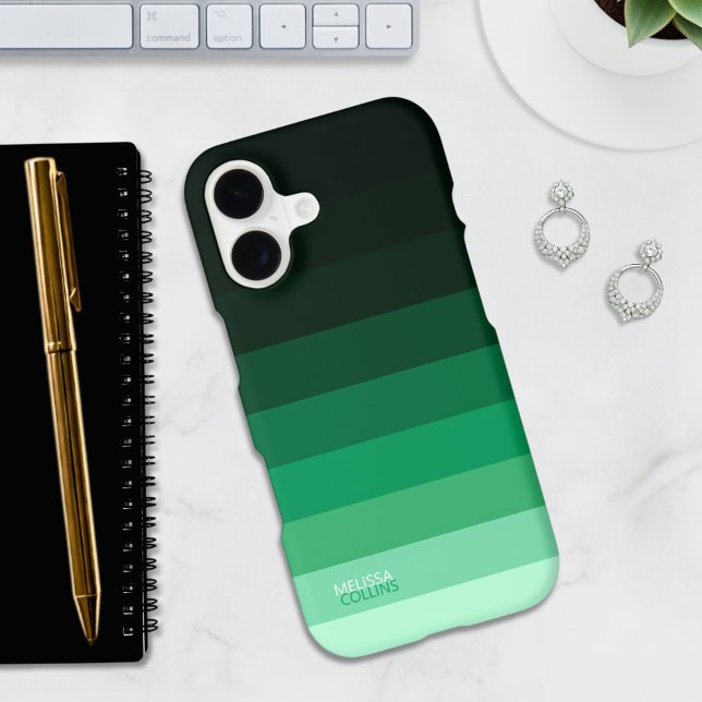 Emerald Green Gradient Color Stripes (Creator Uploaded)