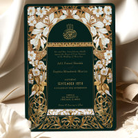 Emerald Green Islamic Wedding Antique Gold Muslim