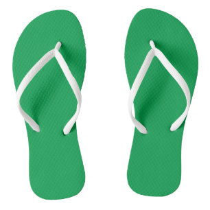 Emerald green jandals