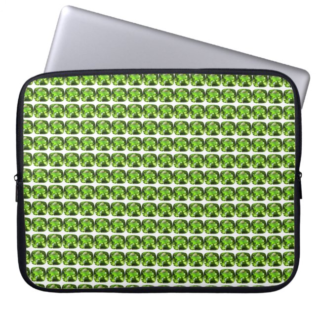 Emerald Green Laptop Sleeve (Front)
