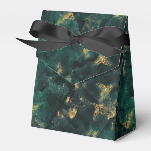 Emerald Green Marble Wedding Favour Box