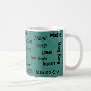 emerald green Mega city Coffee Mug