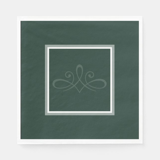 Emerald+green  napkins (Front)