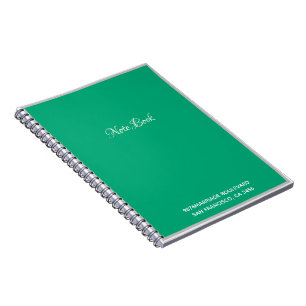 Emerald Green  Notebook