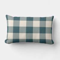 Emerald Green Off-White Gingham Pattern Chequered