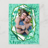 Emerald green on a sculpture texture backing