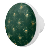 EMERALD GREEN PEACOCK FEATHER CUSTOM