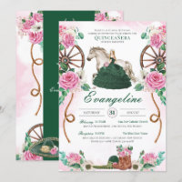 Emerald Green Pink Roses Enchanted Charro Quince